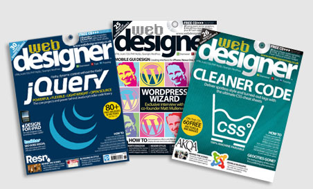 Web Designer Magazine Features
